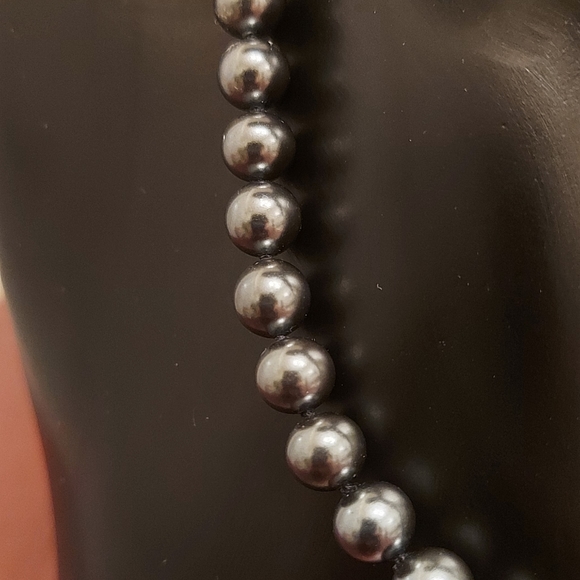 Hematite genuine stone necklace - Picture 7 of 7